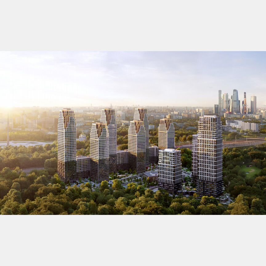 3-к. квартира, 91,1 м², 21/32 эт.