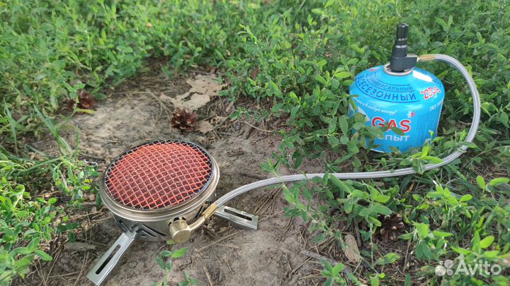 Туристическая газовая горелка JetFire Windburner