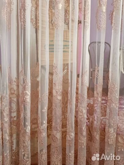 Шторы и тюль бу