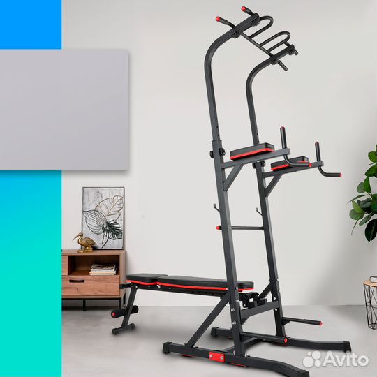 Турник 3 в 1 со скамьей новый 33.543.18