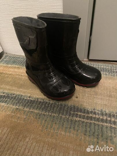 Детские резиновые сапоги 24 размер