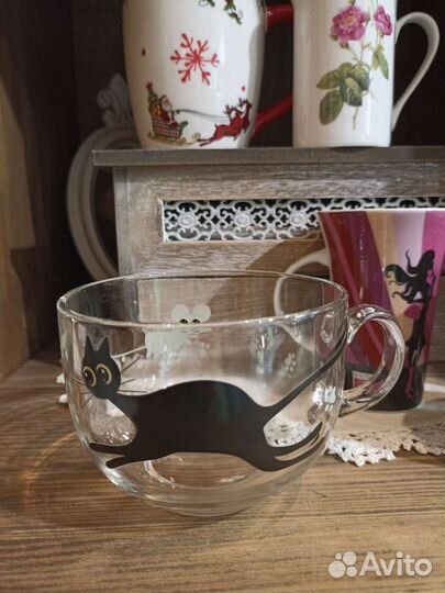 Кружка, кружки, бульонница, люминарк, Nescafe