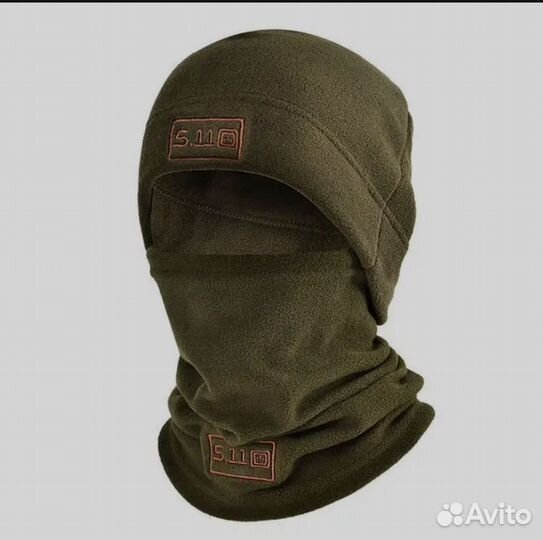 Флисовая шапка и горловик для мужчин