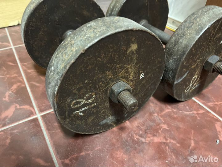 Гантели 18 кг