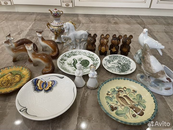 Статуэтки тарелки СССР