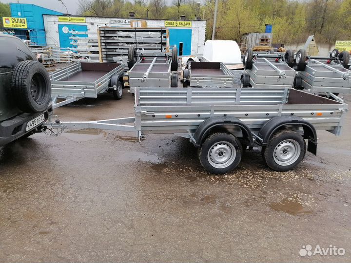 Прицеп двухосный 33.022. Фаркопы. Установка