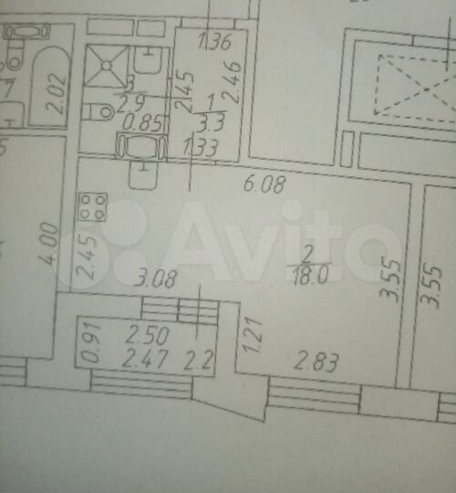 Квартира-студия, 25,3 м², 16/18 эт.