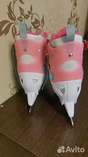 Коньки для девочки раздвижные 29-32