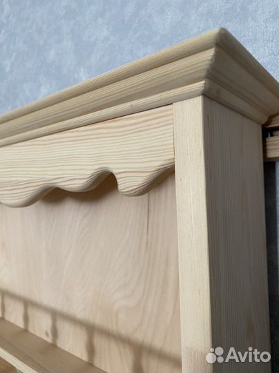 Полка настенная деревянная в стиле прованс