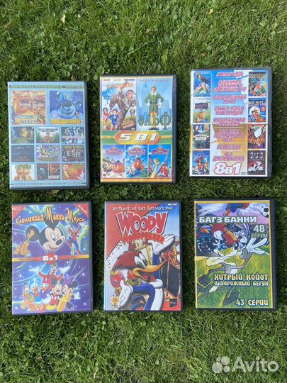 DVD диски мультфильмы