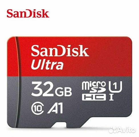 SanDisk MicroSD 32Gb Ultra A1 оригинал (новые)
