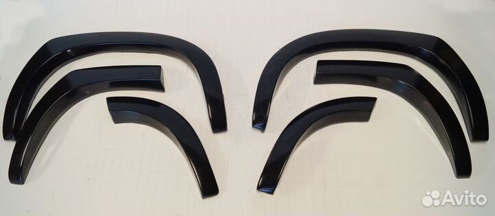 Chevrolet Niva - Накладки на арки с/о квадратные