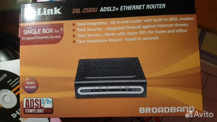 Модем D-link DSL 2500U