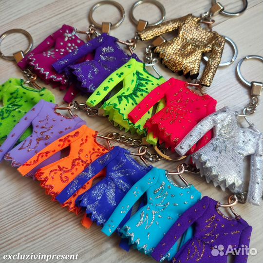 Брелок обруч купальник художественная гимнастика