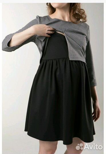 Платье для беременных и кормящих размер 42