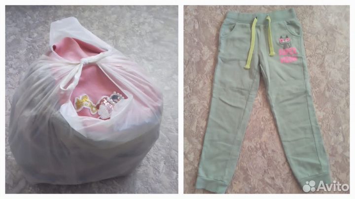 Вещи пакетом на девочку 116-122р