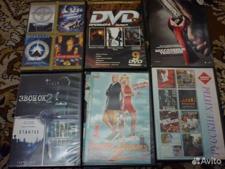 Двд-диски, боевики, исторические, Стивен Кинг проч