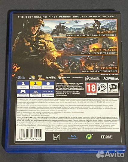 Продам Call of Duty: Black Ops 4 для PS4 и PS5 eng