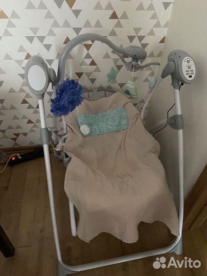 Бронь Детские качели индиго