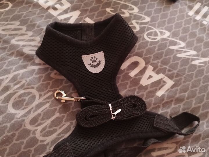 Шлейка с поводком