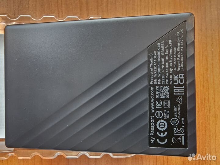 Переносной жёсткий диск Seagate WD