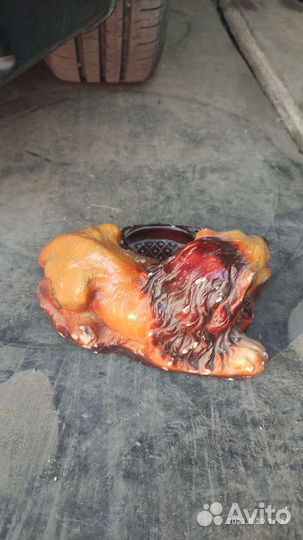 Пепельница Лев Керамика