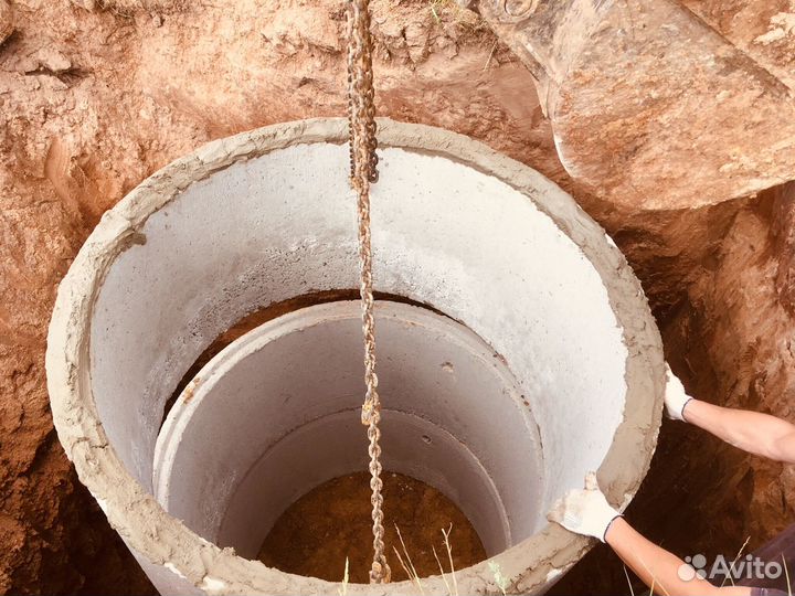 Септик (канализация) сливная яма под ключ