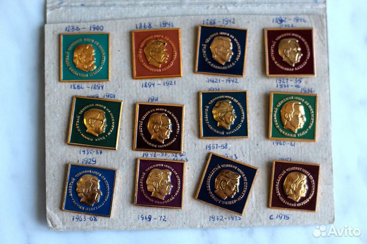 Значки серия шахматисты