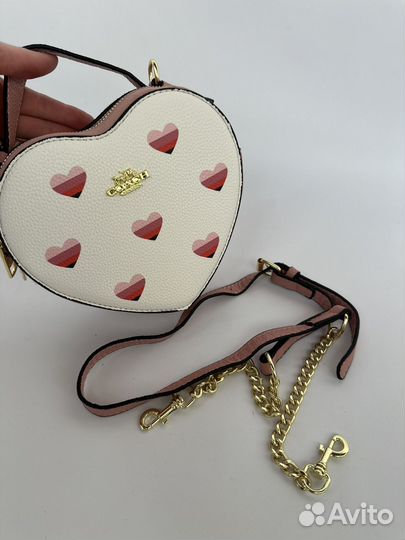 Сумка coach heart новая