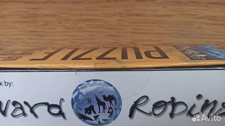 Пазл 3D дельфины, закат на острове