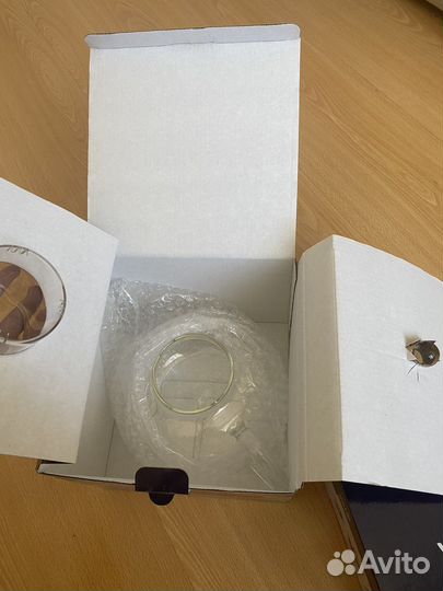 Чайник заварочный стеклянный с подставкой