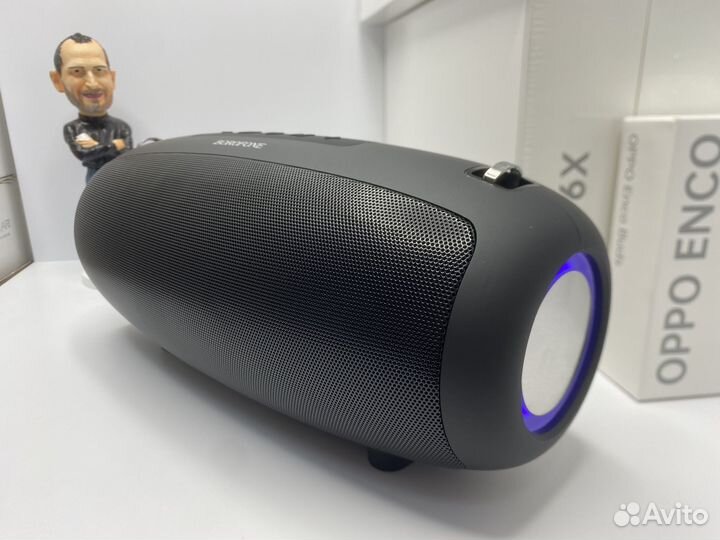 Музыкальная колонка Borofone с караоке микрофоном