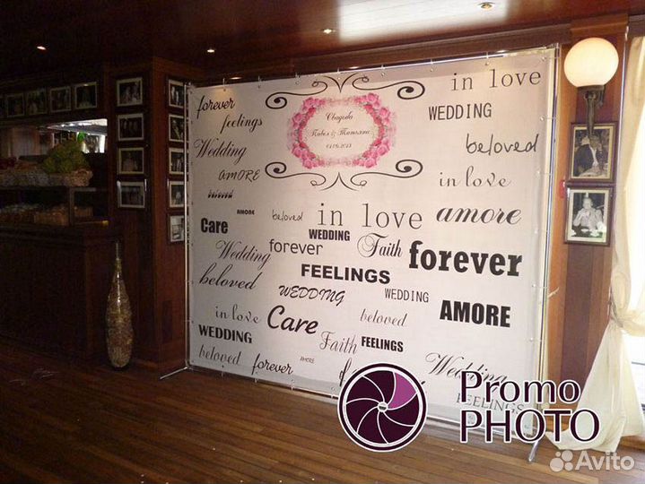 Пресс волл (Press wall) для фотозоны