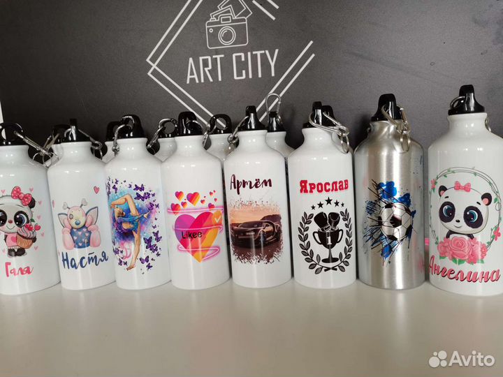 Именные бутылочки для воды