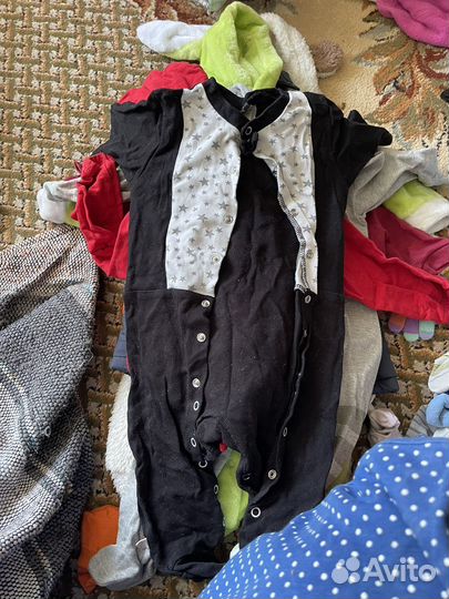 Большой мешок детской одежды