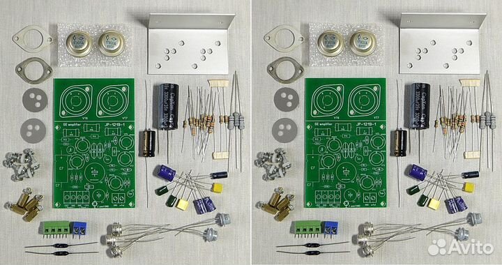 Набор усилитель на германиевых транзисторах 1T906А