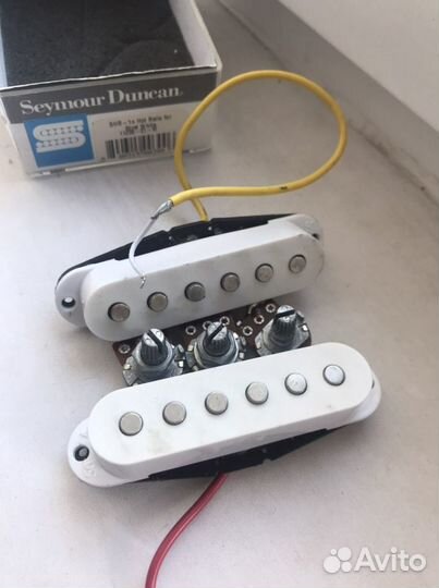 Звукосниматели и потенциометр stratocaster