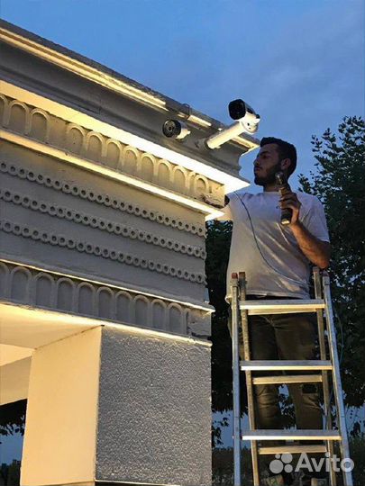 Камера видеонаблюдения с установкой