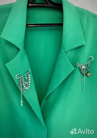 Брошь с Амазонитом