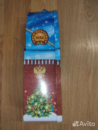 Кремлевская ёлка 2017 металлическая коробка