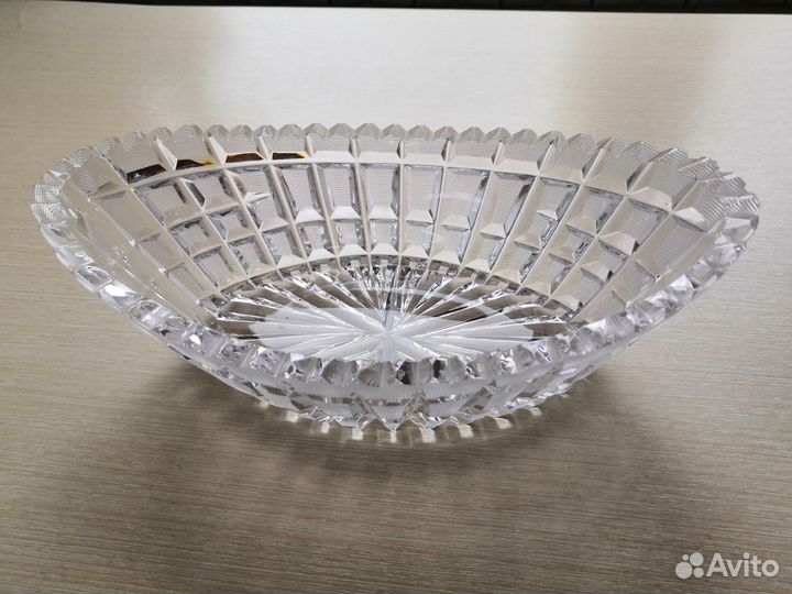 Салатник хрустальный (лодочка)