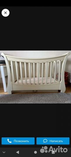 Pali Tulip детский комплект кровать камот шкаф