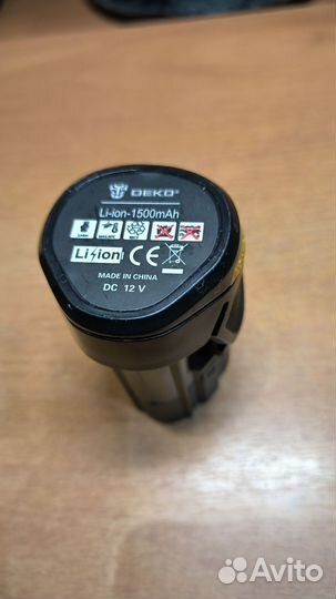 Батарея для шуруповерта Deko