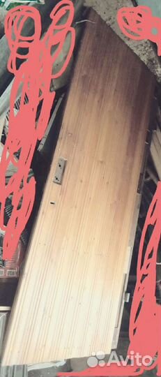 Дверь стальная без коробки бу