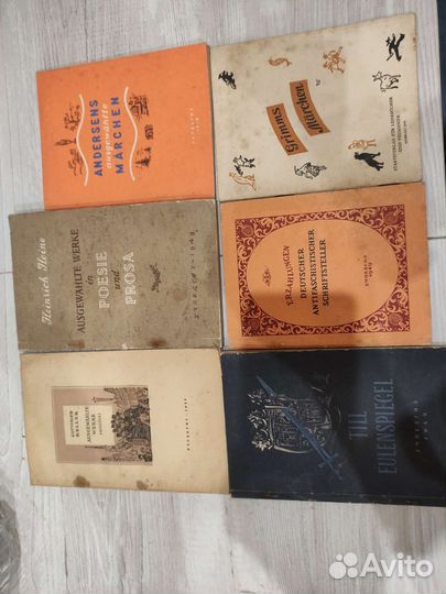 Книги на немецком языке изд. Учпедгиз 1949 г