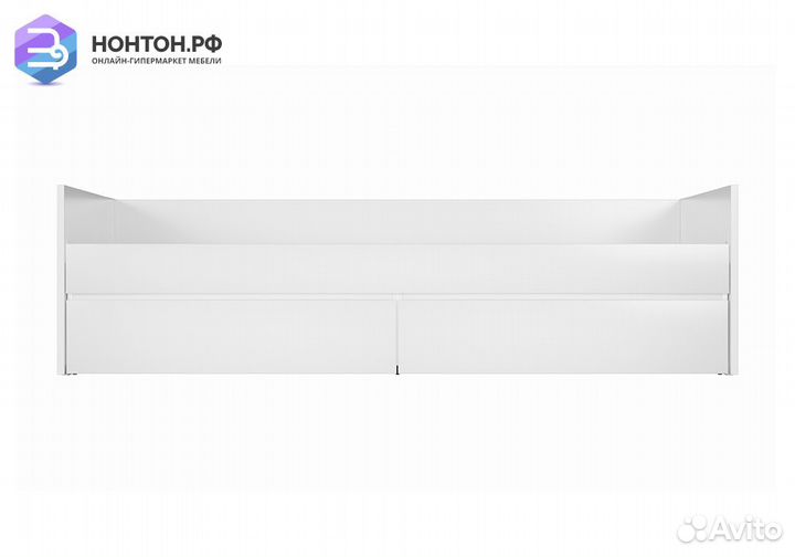 Кровать раздвижная Кастор белая