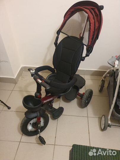 Велосипед с родительской ручкой