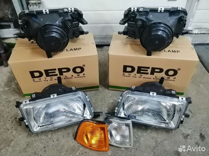 Фары передние Ауди 80 Б4 Depo новые Левая Правая