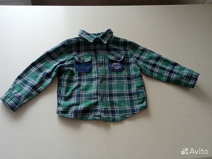Рубашки на мальчика рост 80 см