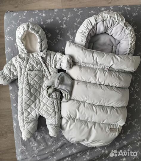 Зимний конверт в коляску mansita flappy